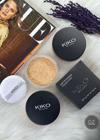 KIKO Milano Matte Fusion Pudra 01 Bej - Görsel 2