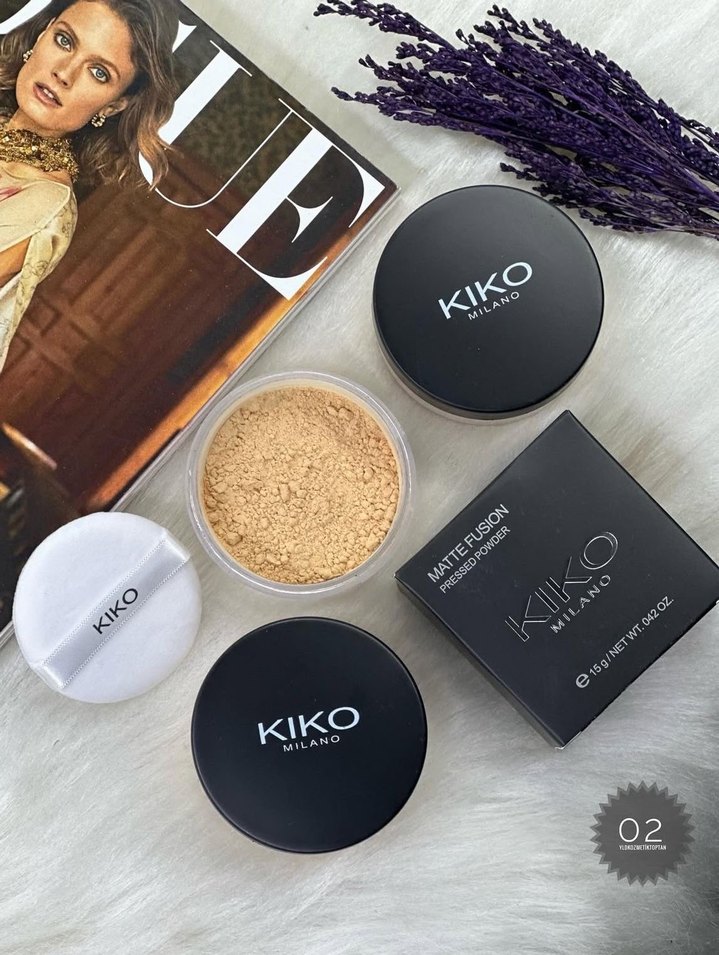 KIKO Milano Matte Fusion Pudra 01 Bej - Görsel 2