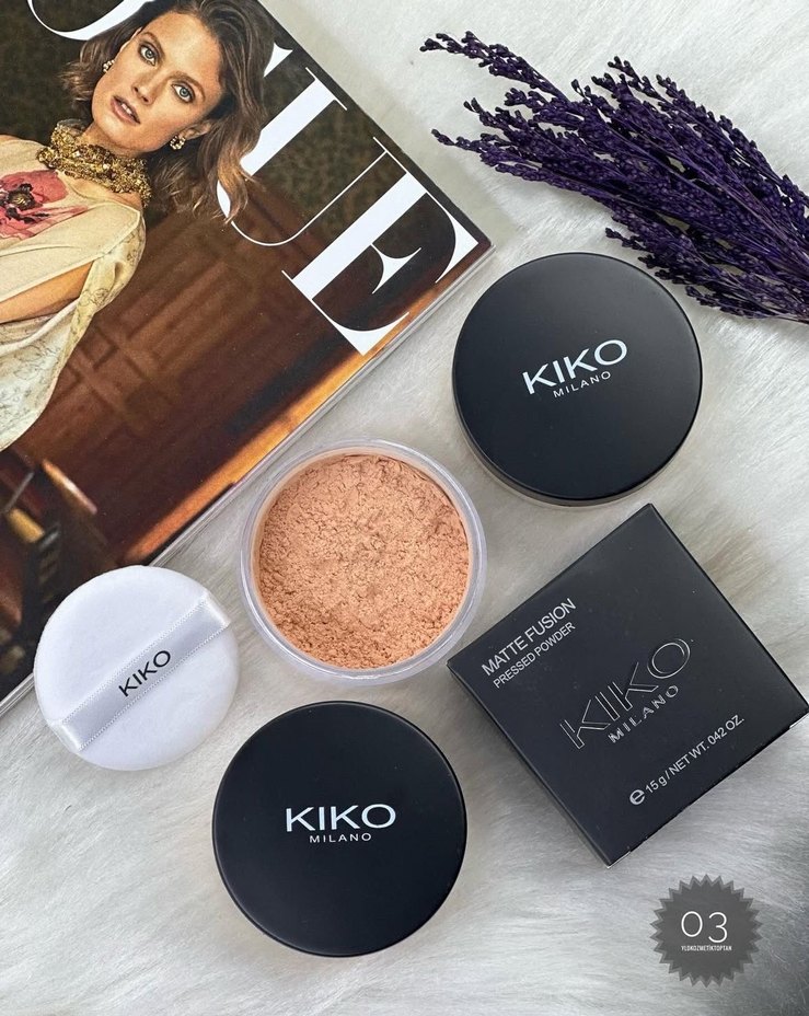 KIKO Milano Matte Fusion Pudra 01 Bej - Görsel 3