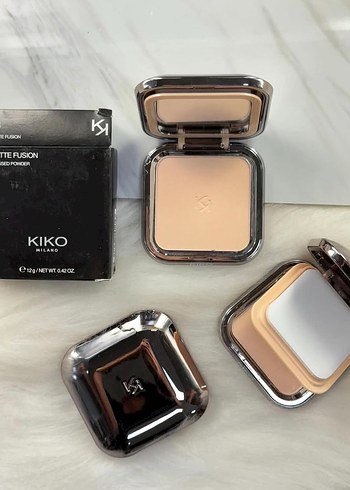 KIKO Matte Fusion Pudra - Açık Bej - Görsel 3