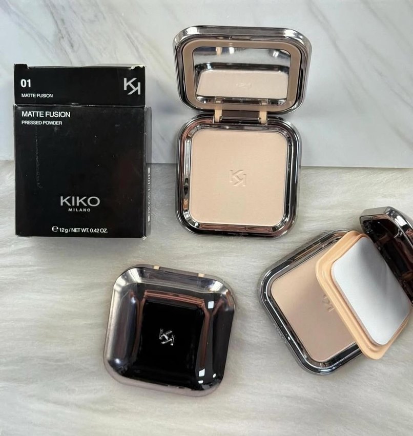 KIKO Matte Fusion Pudra - Açık Bej - Görsel 2