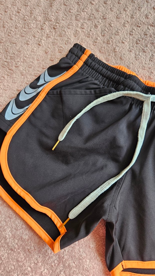 Siyah Mini Spor Şort - Görsel 3