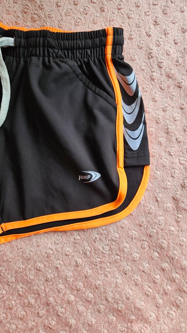 Siyah Mini Spor Şort - Görsel 2