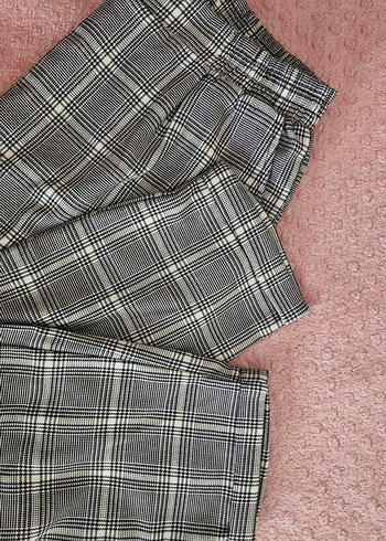 Ekoseli Kumaş Pantolon - Görsel 3