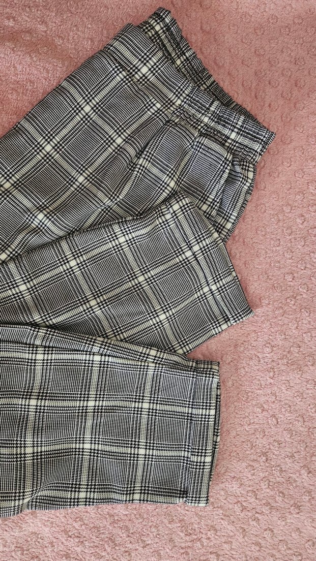 Ekoseli Kumaş Pantolon - Görsel 3