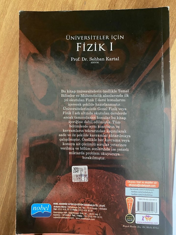 Üniversiteler İçin Fizik I - Prof. Dr. Şehban Kartal - Görsel 5
