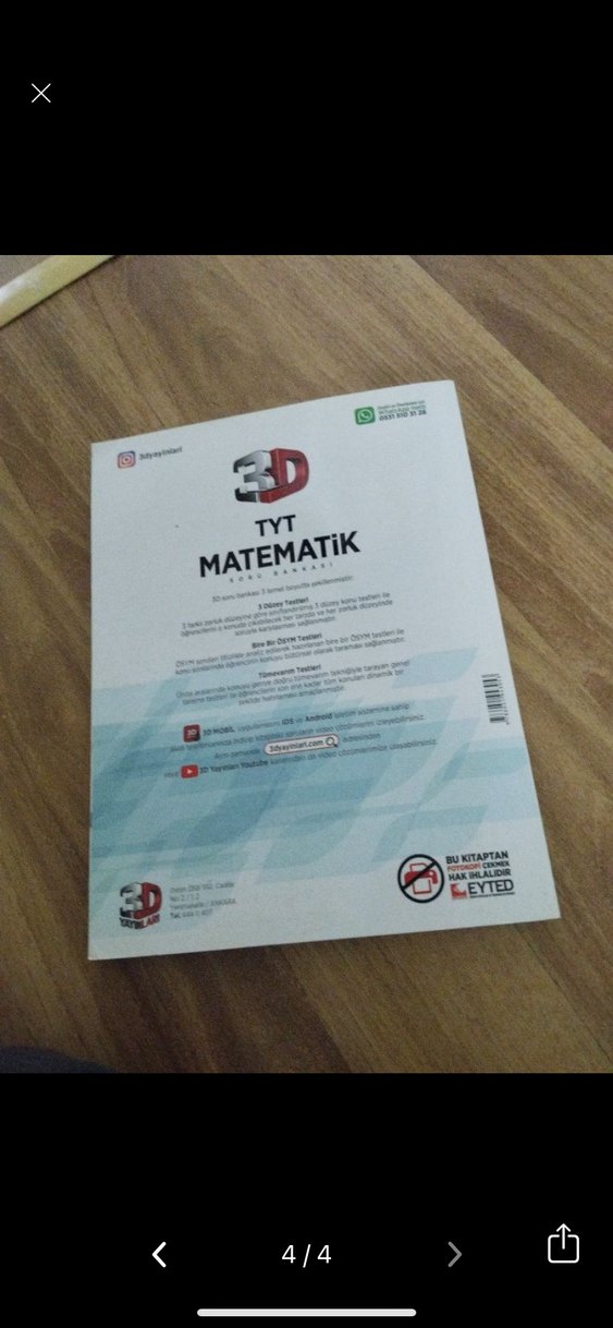 TYT matematik soru bankası - Görsel 3