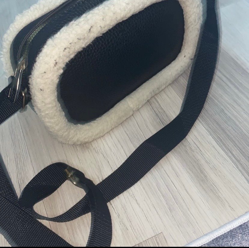 Gri Kürklü kadın Çanta - Görsel 2