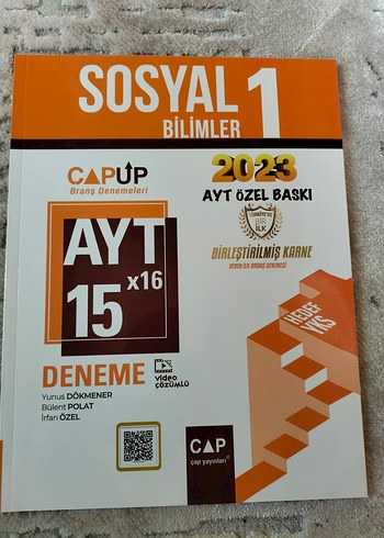 2023 AYT Sosyal Bilimler 15x16 Deneme Kitabı