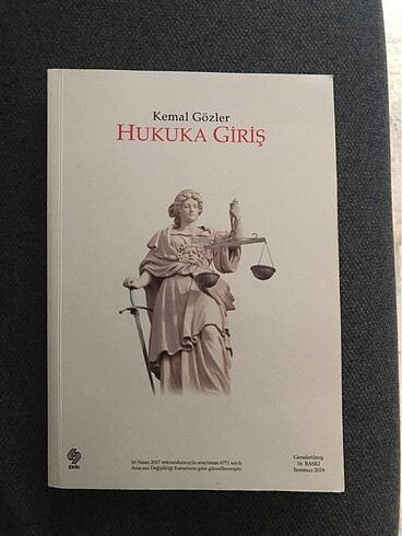 Hukuka Giriş Ders Kitabı