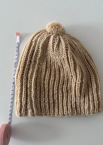 Bej Örgü Kadın Bere - Görsel 7