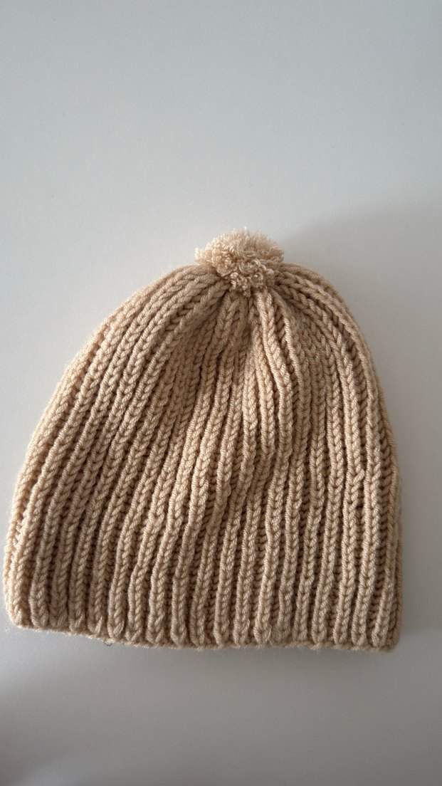 Bej Örgü Kadın Bere - Görsel 4