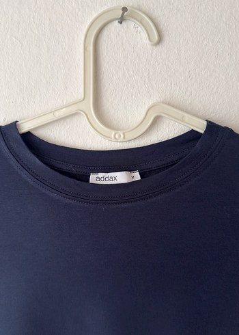 Mavi Uzun Kollu Crop Top - Görsel 2