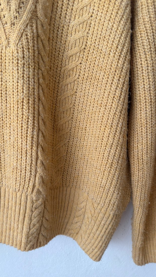 Defacto Oversize Kazak/Hardal - Görsel 5