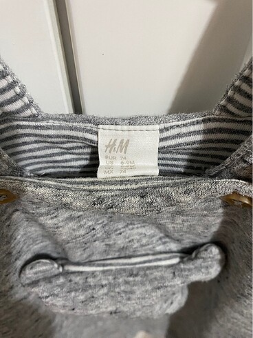 6 Ay Beden gri Renk H&m salopet tulum