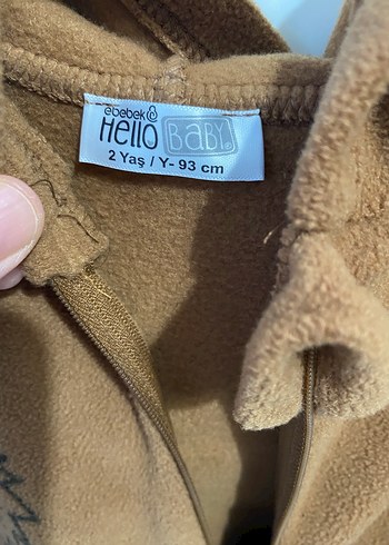 Kahverengi Erkek Bebek Peluş Tulum - Görsel 5