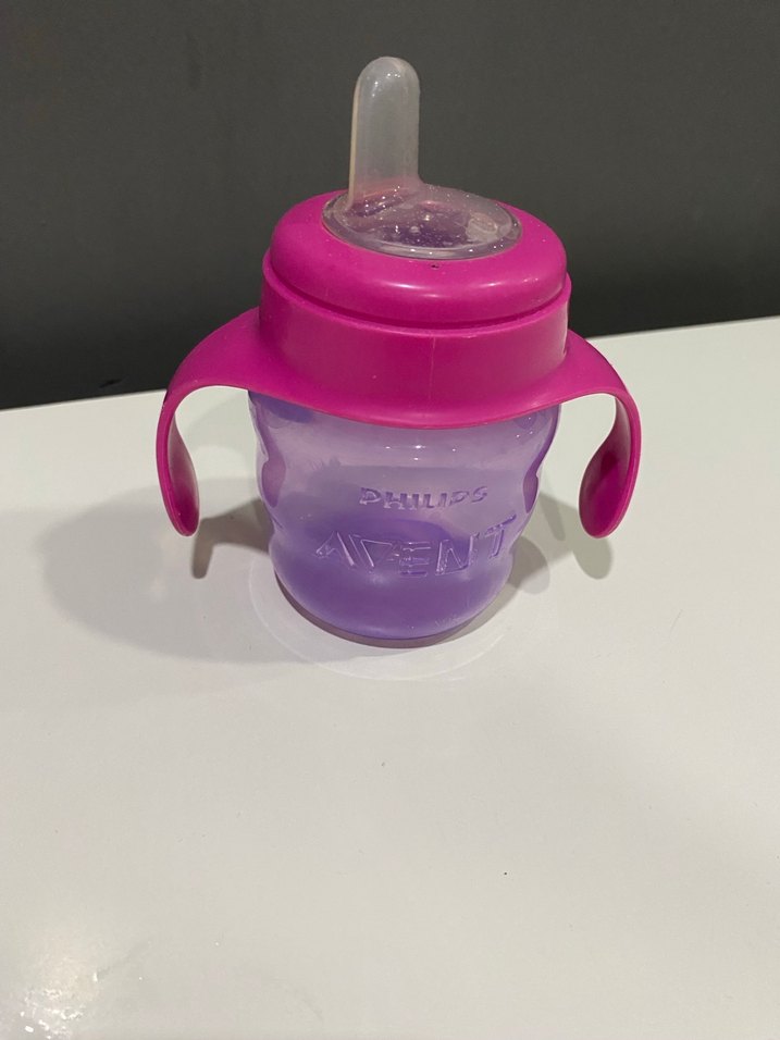 Philips Avent 200ml Pembe Silikon Uçlu Bardak - Görsel 2