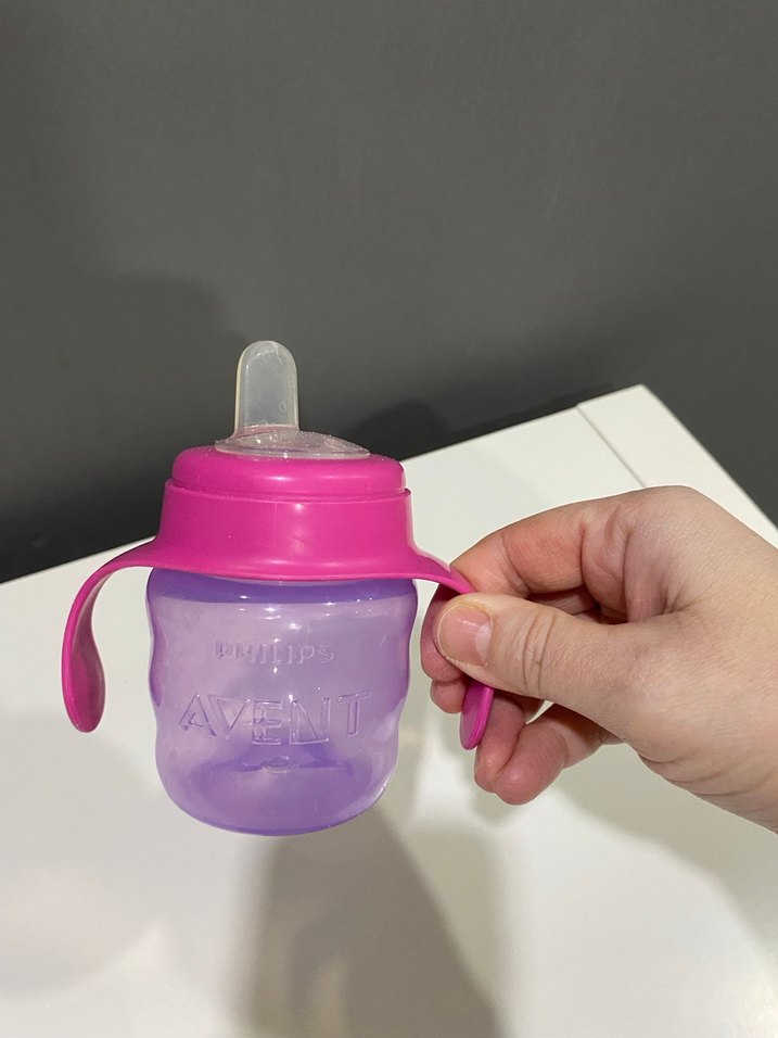 Philips Avent 200ml Pembe Silikon Uçlu Bardak - Görsel 3