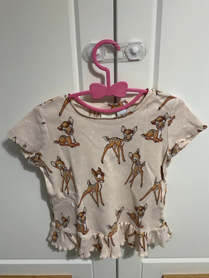 Defacto bambi desenli kısa  Kollu Fırfırlı Takım - Görsel 4