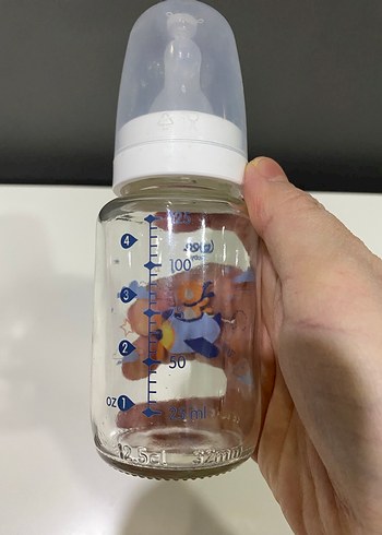 Mavi cam Bebek Biberonu - Görsel 3