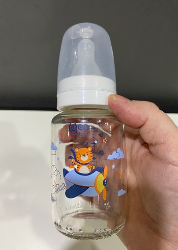 Mavi cam Bebek Biberonu - Görsel 4