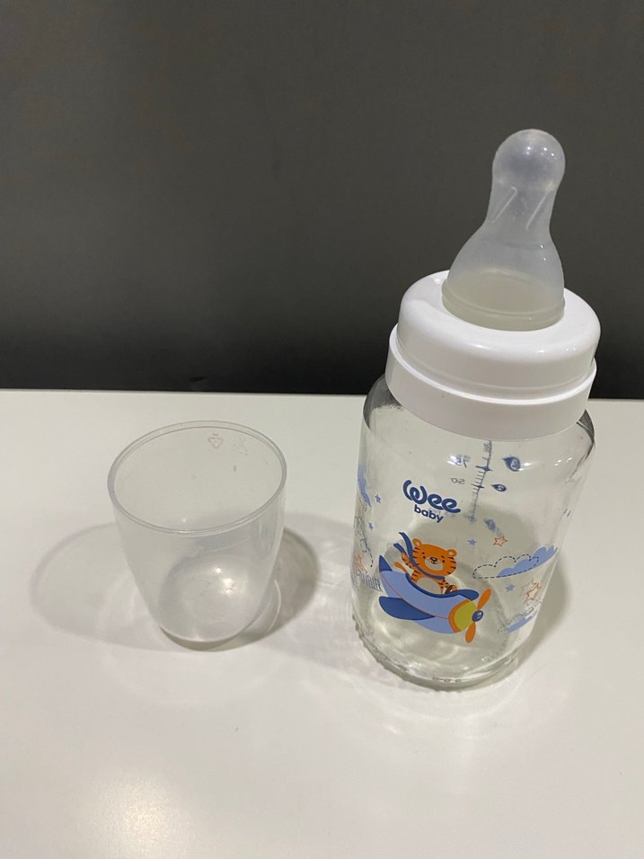 Mavi cam Bebek Biberonu - Görsel 5