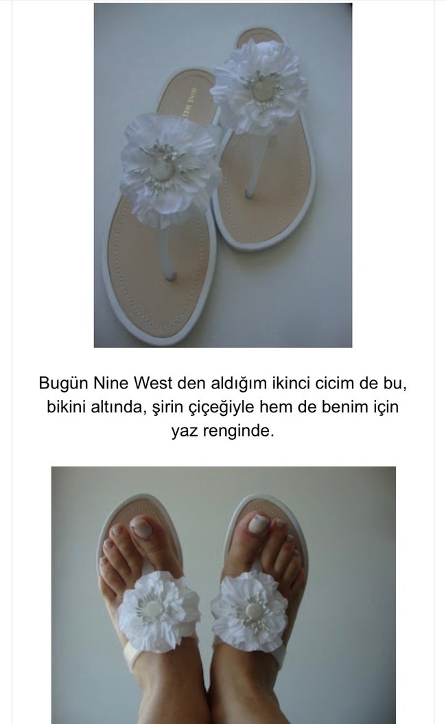 Nıne west çiçekli terlik - Görsel 3
