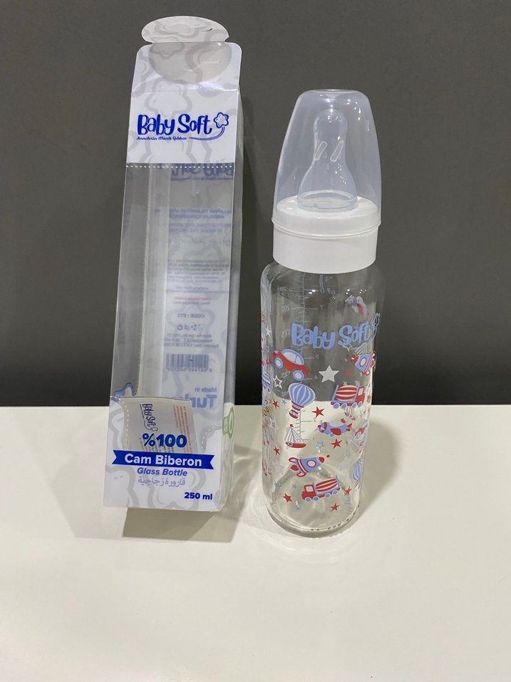 BabySoft 250 ml Cam Bebek Biberonu - Görsel 2