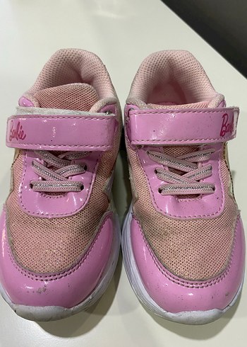 Kız Çocuk Pembe Bağcıklı barbie Sneaker - Görsel 8