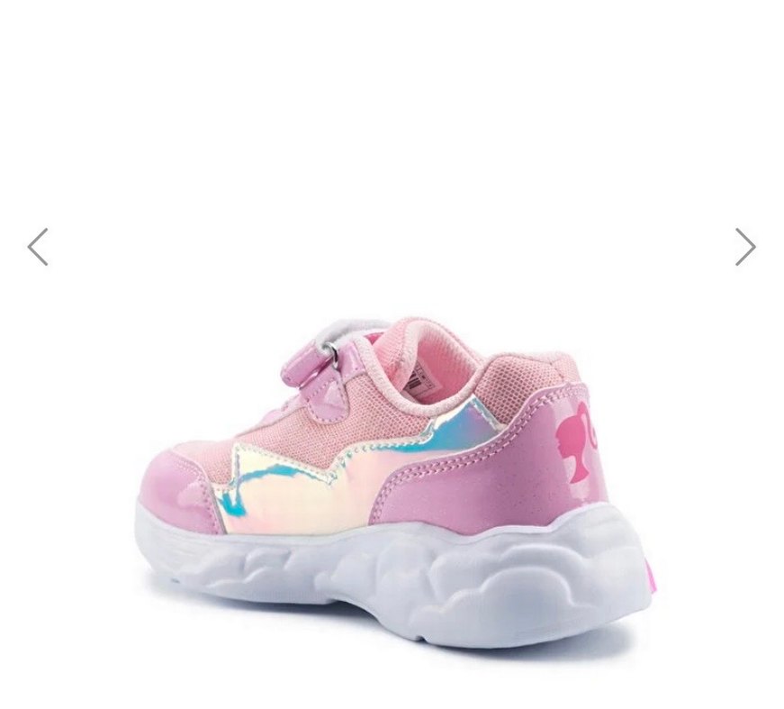 Kız Çocuk Pembe Bağcıklı barbie Sneaker - Görsel 3