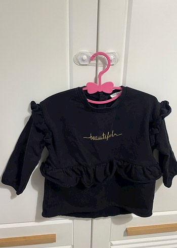 Kız Bebek Fırfırlı Uzun Kollu Takım - Görsel 3