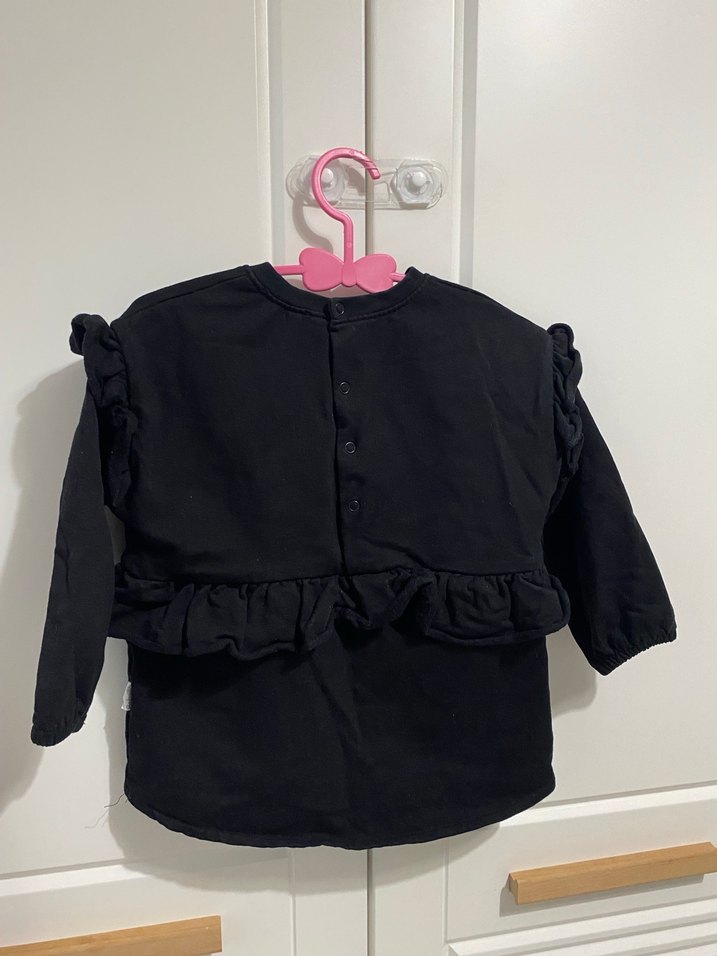 Kız Bebek Fırfırlı Uzun Kollu Takım - Görsel 5