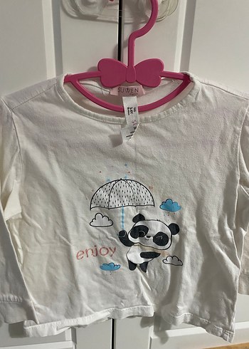 Kız Çocuk Düğmeli Pamuklu Pijama - Görsel 6