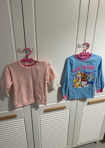 Kız Çocuk Düğmeli Pamuklu Pijama - Görsel 2