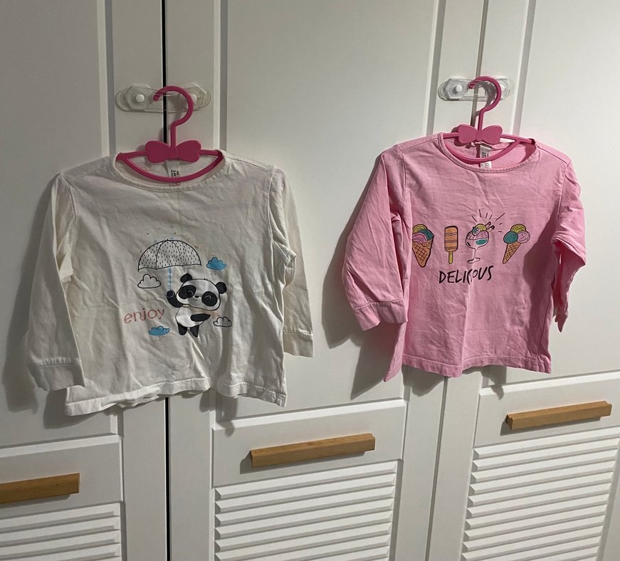 Kız Çocuk Düğmeli Pamuklu Pijama - Görsel 3