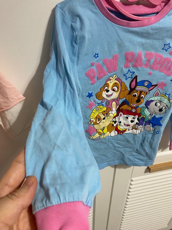 Kız Çocuk Düğmeli Pamuklu Pijama - Görsel 4