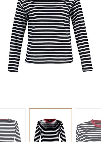 çizgili üst - Görsel 2