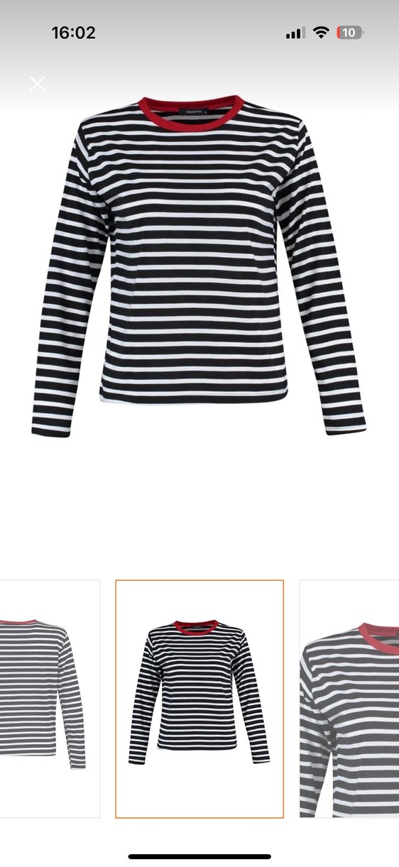 çizgili üst - Görsel 2