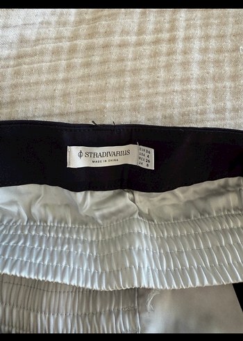 Gri Bol Kesim Kadın Denim Pantolon - Görsel 2