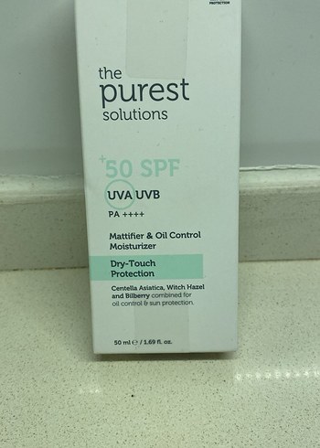 The Purest Solutions 50 SPF Yüz Güneş Kremi - Görsel 3