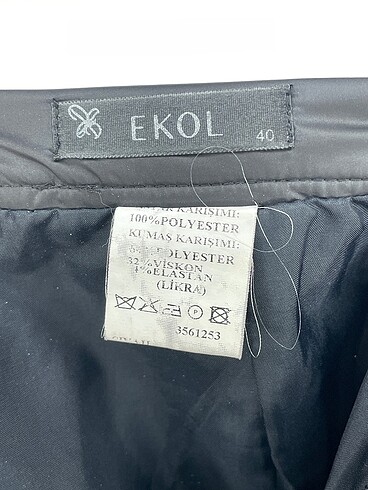 40 Beden siyah Renk Ekol Mini Etek %70 İndirimli.