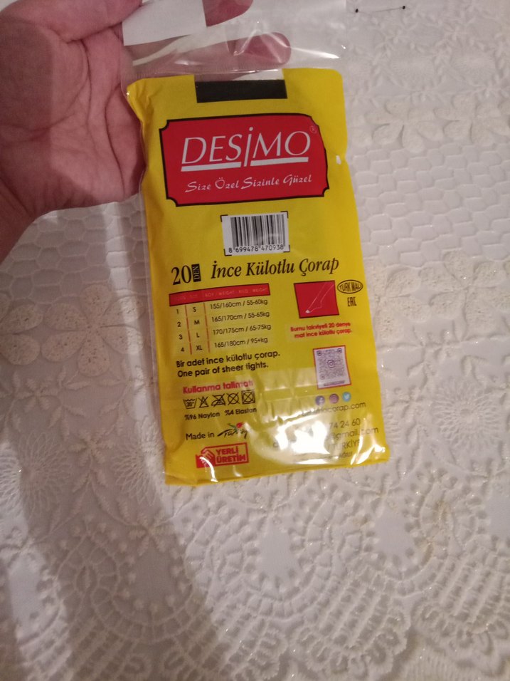 Desimo İnce Külotlu Çorap 20 Denye - Görsel 3