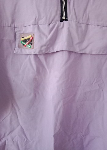 Mor Midi Kadın Yağmurluk Fermuarlı - Görsel 6