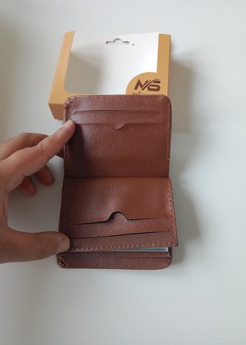 Kahverengi Minimalist Erkek Cüzdanı - Görsel 5