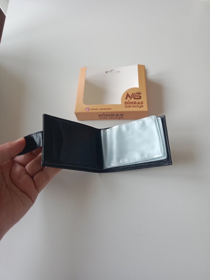 Siyah Deri Erkek Cüzdanı - Görsel 3