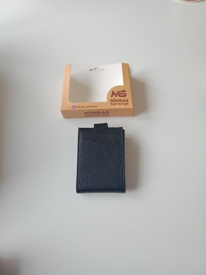 Siyah Deri Erkek Cüzdanı - Görsel 2