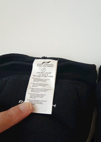 Siyah Baskılı Motor Diz Koruyucu Velcro - Görsel 7