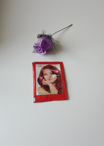 Bordo Saç Boyası Tek Kullanımlık Paket - Görsel 2