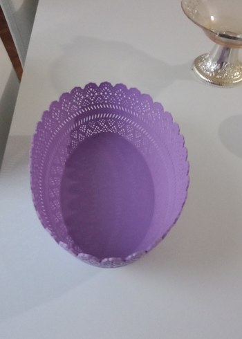 Mor Bohem Tarzı Delikli Dekoratif Tabak - Görsel 10