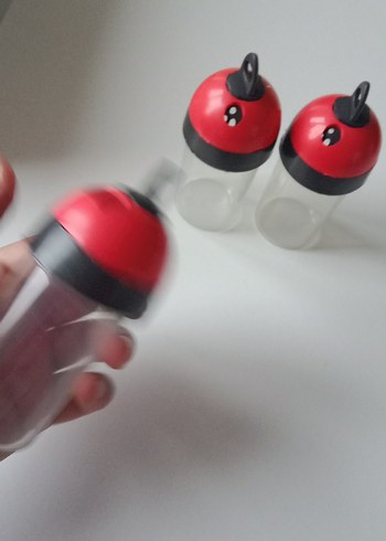 Kırmızı Renkli Bebek Biberon Seti - Görsel 8